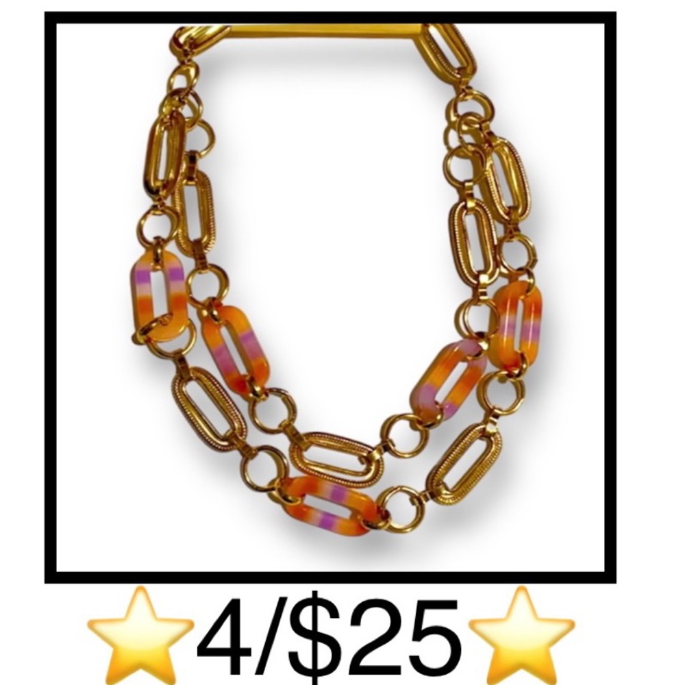 Chunky Layered Statement Necklace
